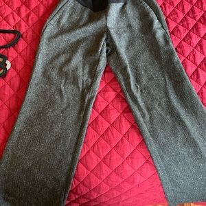 Charcoal, maternity dress pants